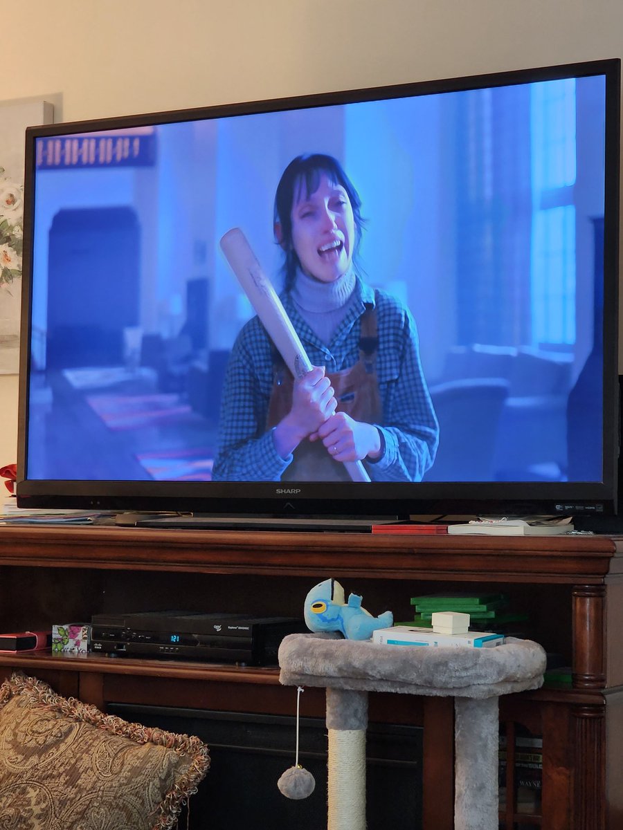 sissyrdh's tweet photo. "I'm not going to hurt you, I'm just going to bash your brains in!!" The Shining is up first on my Halloween movie marathon Sunday!! https://t.co/IkmPMF1lfl