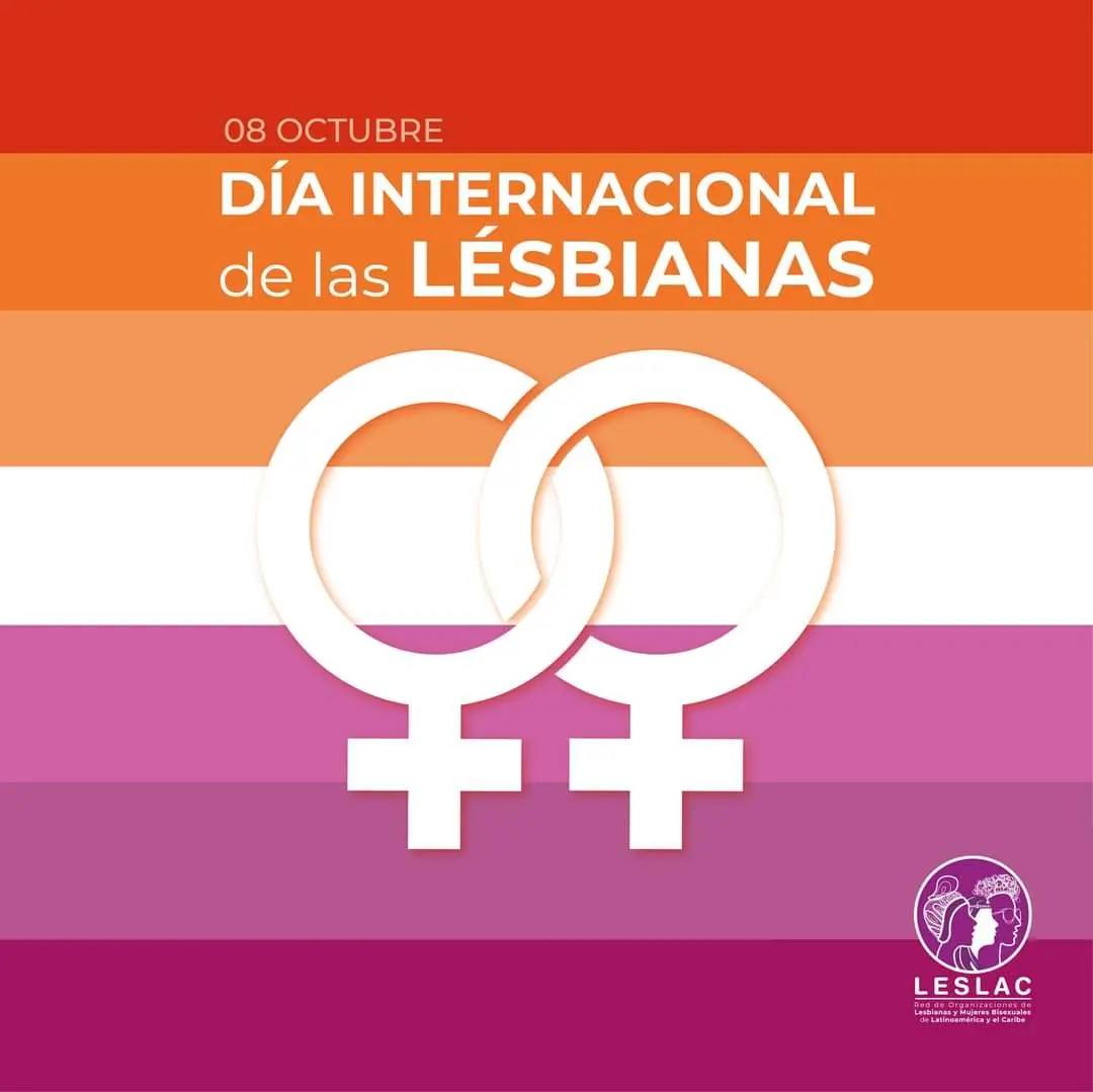 ♀♀Fecha para alzar la voz por el reconocimiento y respeto de nuestras identidades, para traer al centro agendas políticas para el cumplimiento real de nuestros derechos plenos como mujeres lesbianas✊
#Lesbiana porque 𝐦𝐞 𝐠𝐮𝐬𝐭𝐚 𝐲 𝐦𝐞 𝐝𝐚 𝐥𝐚 𝐠𝐚𝐧𝐚 !

#OctubreLes