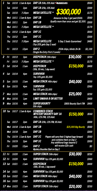 MoTheBikeTD's tweet photo. This just in! I am back from a long vacation and will see everyone at the Big Poker Oktober. Over $2,000,000 will be handed out at the @BicycleCasino. See more below and on this link! https://t.co/XB16g63DHc https://t.co/ccmMqQ1SYb