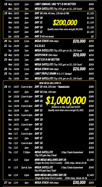 MoTheBikeTD's tweet photo. This just in! I am back from a long vacation and will see everyone at the Big Poker Oktober. Over $2,000,000 will be handed out at the @BicycleCasino. See more below and on this link! https://t.co/XB16g63DHc https://t.co/ccmMqQ1SYb