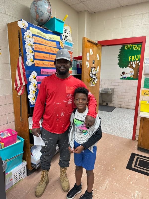 FlatShoals_ES's tweet photo. The dads and male figures showed up and showed out for All Pro Dads! 🎉They also read to our students! 📚@DeKalbSchools @AlmandBonnie @tanzy_kilcrease https://t.co/DY04k3U7dv