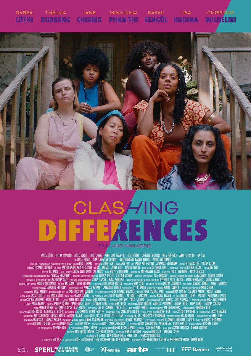 Mal wütend und laut, mal ganz leise und verletzt. Unsere feministische #Satire-Serie #ClashingDifferences ab sofort in der #ZDFmediathek: kurz.zdf.de/gwe/ #diversity #feminism #empowerment #DkF #Serie