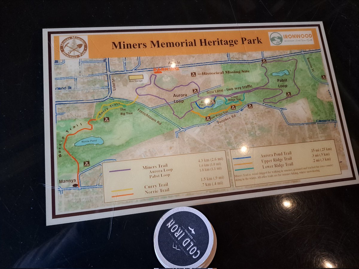 Huber099's tweet photo. Oh you know, just some more #mapsinthewild @ #coldironbrewing 🥰
#yoopers #UP #youbetchya https://t.co/btbNUinuxv