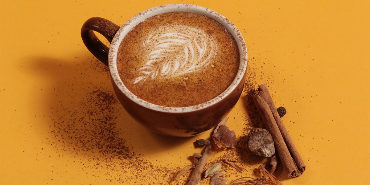 Juice a pumpkin, cook the juice, spice it, make a latte with it, and as you're enjoying it, as yourself: Is this not the true pumpkin spice latte? Read the recipe in our bio, and learn about saccharification along the way. chefsteps.com/activities/rea…