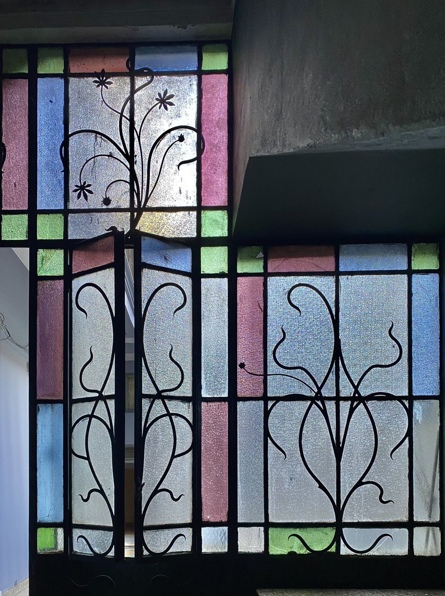 paisajeante's tweet photo. En caminata de hoy por barrio Constitución que hicimos con @constitucionley , me invitaron a ingresar al patio de una vivienda probablemente de fines del siglo XIX, con ornamento floral en el ventanal que sería ricino (Ricinus communis).
Ciudad de Buenos Aires.
#patrimoniourbano https://t.co/pQWNDgpJZ1
