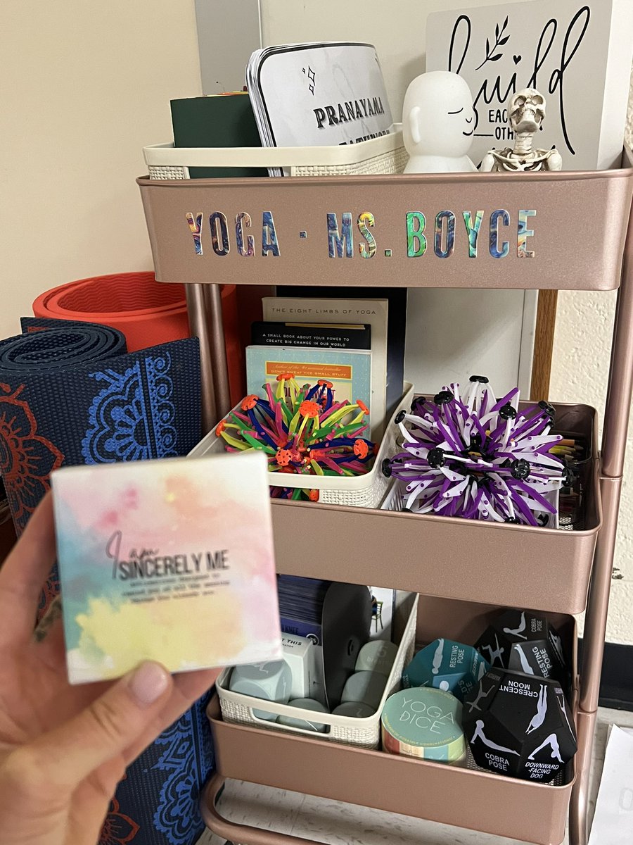 bendwithboyce's tweet photo. We loved these affirmation cards in our yoga elective class! We used them for our affirmation meditation this past Friday! https://t.co/2mOEMPmlGU