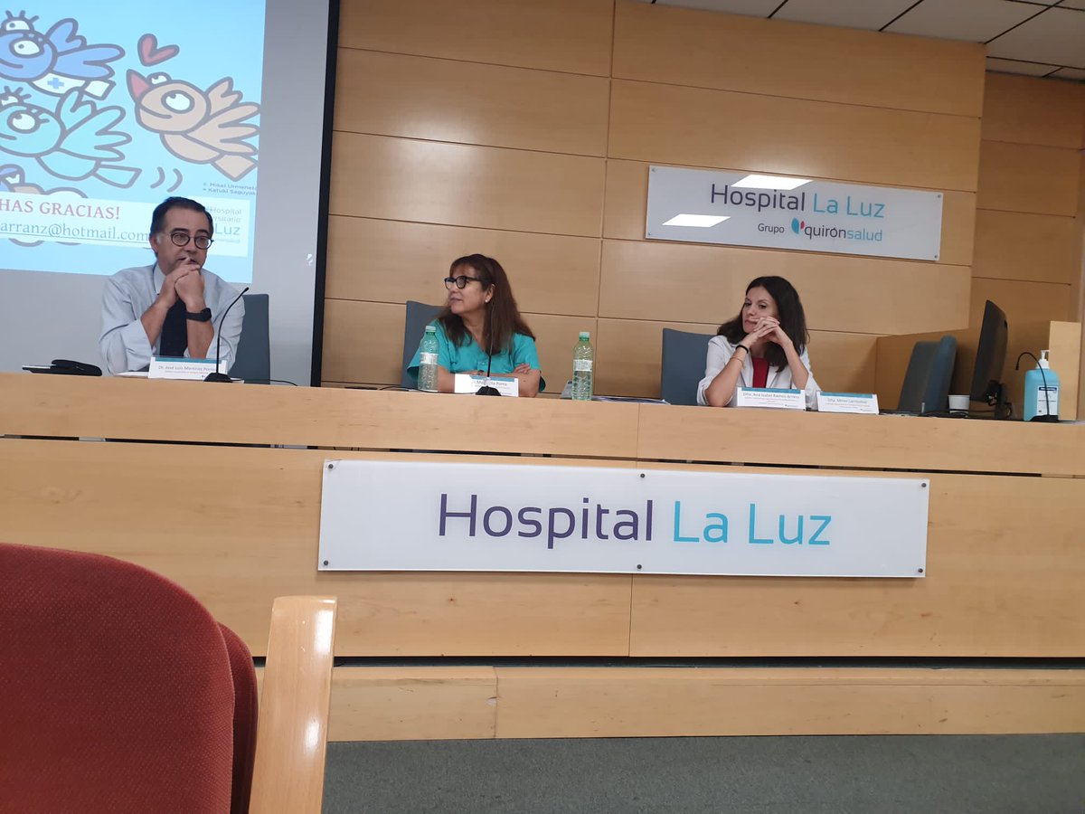 El 5 de octubre se realizó la II Jornada de Cuidados del paciente Ostomizado en @Hospital_LaLuz

Gracias a todos los expertos que nos acompañaron
#CarlosDuran
#JesusCisneros
#EstibalizAlvarez
#FredyAtahualpa
#JoseLuisMartinez
#MariaRomeroElias
#MirenArrazabal
#AnaIsabelRamos