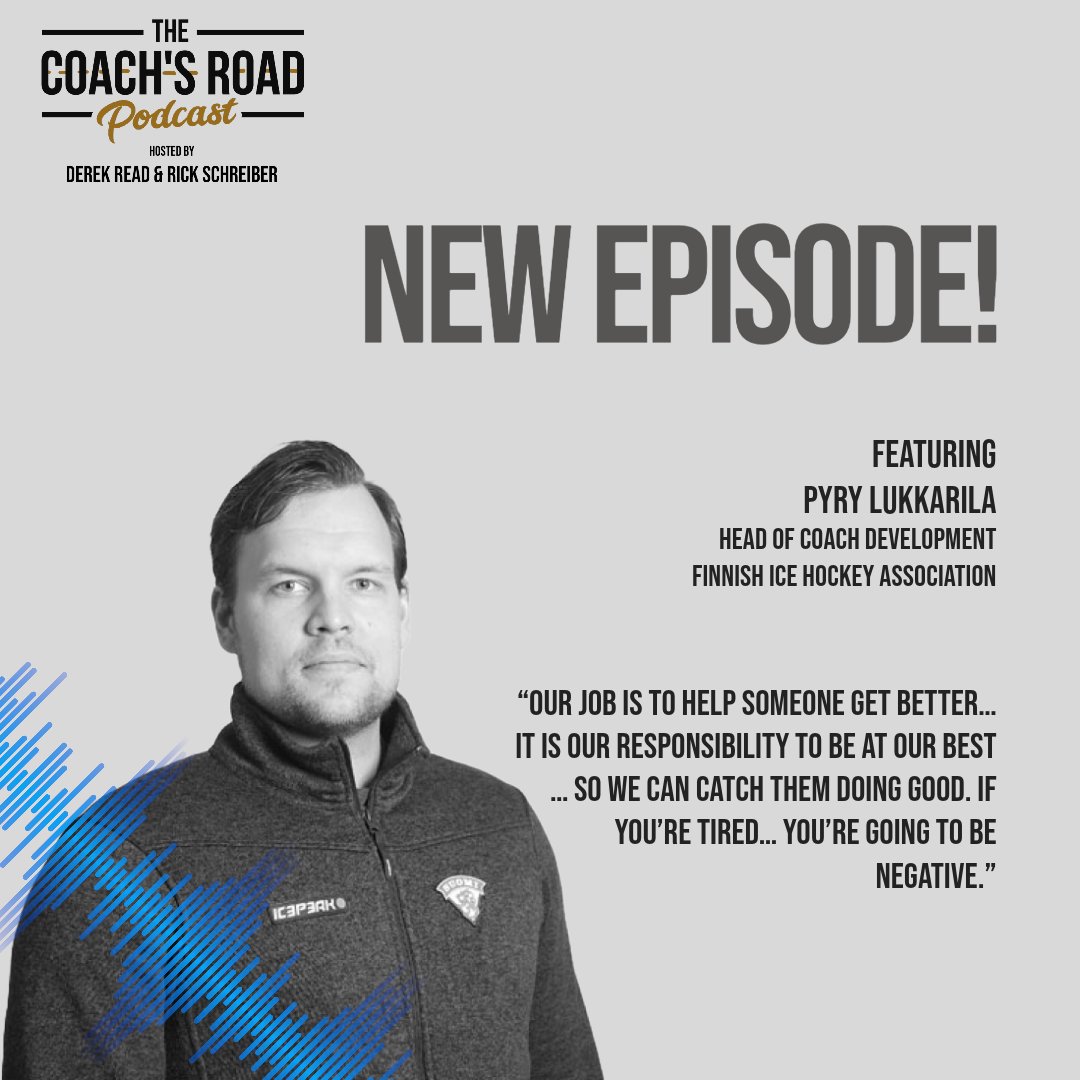 The Coach’s Road (@thecoachsroad) on Twitter photo 📈New episode!🇫🇮
Today’s episode features Pyry Lukkarila (<a href="/plukkarila/">Pyry Lukkarila</a>), Head of Coach Development for the Finnish Ice Hockey Association. We talk about the coach development system in Finland, what it means to be a coach developer, and more!
LISTEN: bit.ly/t-c-r 📈New episode!🇫🇮
Today’s episode features Pyry Lukkarila (<a href="/plukkarila/">Pyry Lukkarila</a>), Head of Coach Development for the Finnish Ice Hockey Association. We talk about the coach development system in Finland, what it means to be a coach developer, and more!
LISTEN: bit.ly/t-c-r