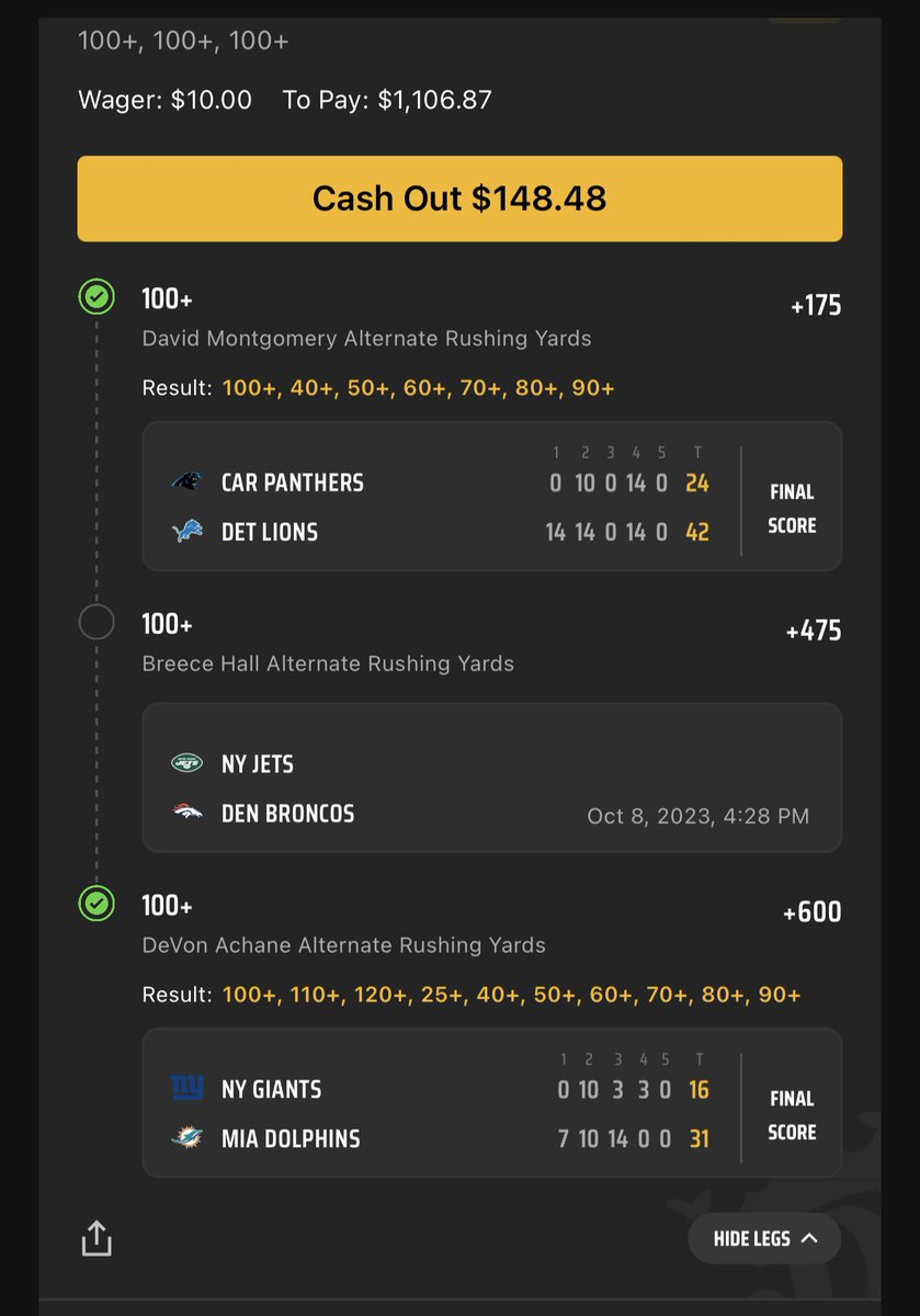 anthloreto's tweet photo. @DKSportsbook wanna just pay this now? https://t.co/NJbFgdacS8