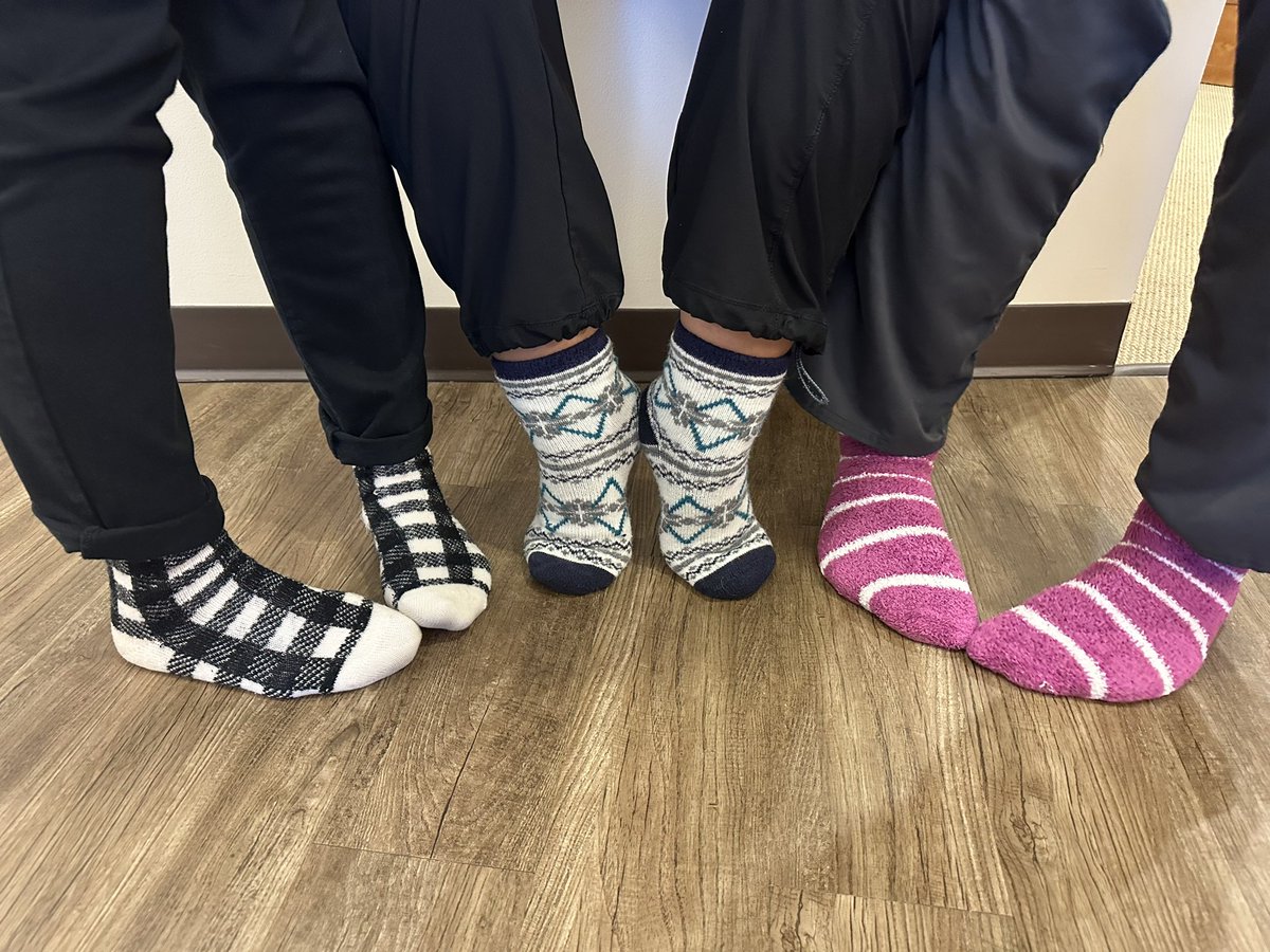 JaredDastrupDDS's tweet photo. We had fun showing off our fuzzy socks to bring awareness to our sock collection for the homeless. 
#Socktober

#ColoradoSpringsDentist #ColoradoDentist #DDS #Dentist #COSpringsDentist #COSprings #ColoradoSpringsLiving #ColoradoSprings #SoCoDentist #ColoradoSpringsSmallBusiness https://t.co/KeAxZDMf4Z