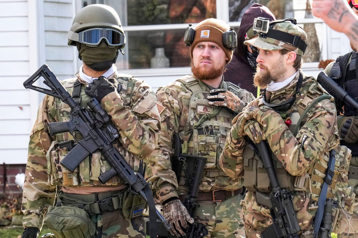 Why do Proud Boys show up to drag shows armed &amp; agitated…

…but not to the front lines of Ukraine, where it’s obviously much needed??

Because they KNOW there’s no actual threat at a drag show.
And because they’re cowards.