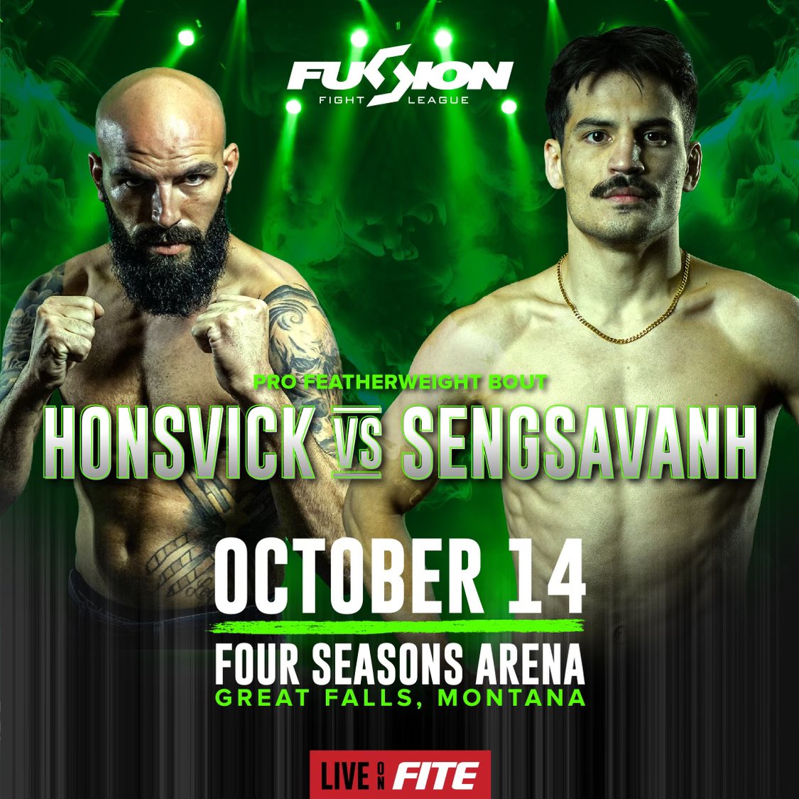 If you don’t know, now you know! It’s #FightWeek ! Be sure to tune in OCT 14th on @FiteTV to @fflmma . TRUST ME YOU WONT WANT TO MISS IT