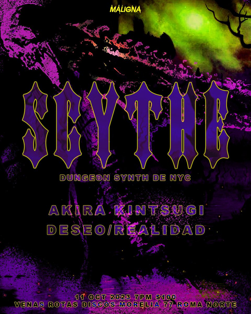 rrritualzzz's tweet image. próximo miércoles 11 de octubre en venas rotas discos (morelia 77, roma norte)