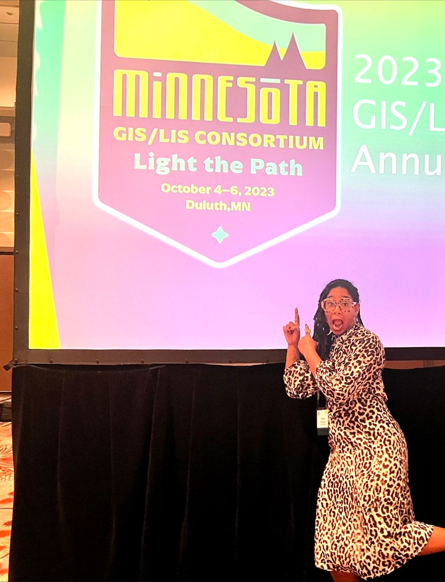 Love seeing 2892 leaders like @JarauxW driving conversations about the intersection of equity, justice & GIS. Congrats on your successful presentation Minnesota GIS/LIS Consortium, Jaraux! mngislis.org