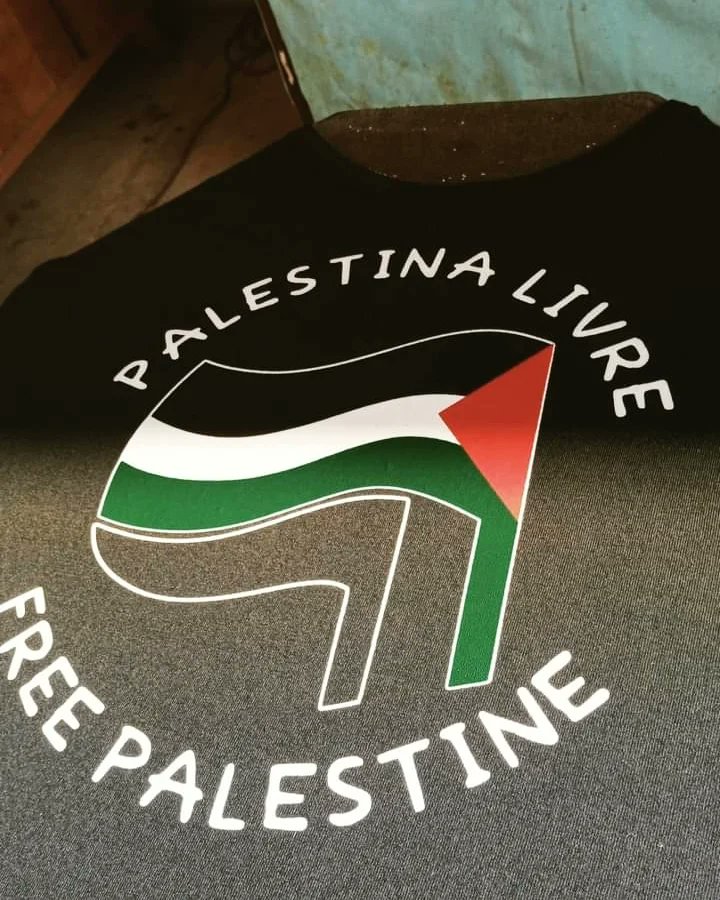 ateliecanudos's tweet photo. Camiseta Palestina Livre
https://t.co/thpOn0DINq
A partir de 65,70  > todos os preços estão sujeitos a alteração - tem desconto no PIX ou transferência em nosso site próprio e outras formas de pagamento
#ateliecanudos
#democraciadireta 
#trabalhadores
#dinheiro
#cooperação https://t.co/9Vm2n22jV2