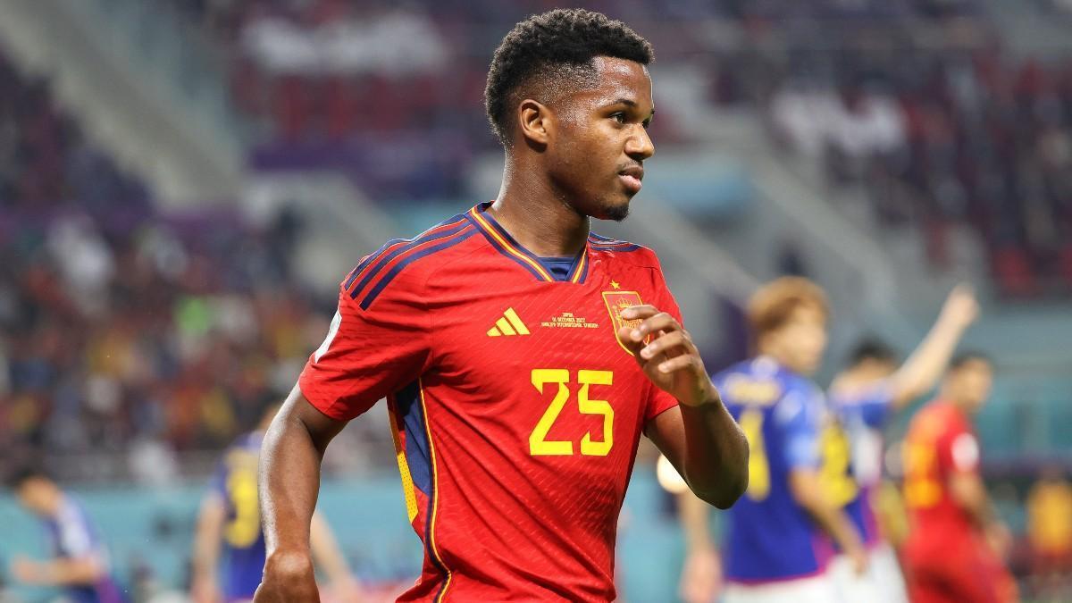 🚨 𝗢𝗙𝗜𝗖𝗜𝗔𝗟 | Ansu Fati y Bryan Zaragoza se suman a la convocatoria de la <a href="/SEFutbol/">Selección Española Masculina de Fútbol</a> en sustitución de Yeremy Pino.

ℹ️ bit.ly/_CambioSelec

#VamosEspaña