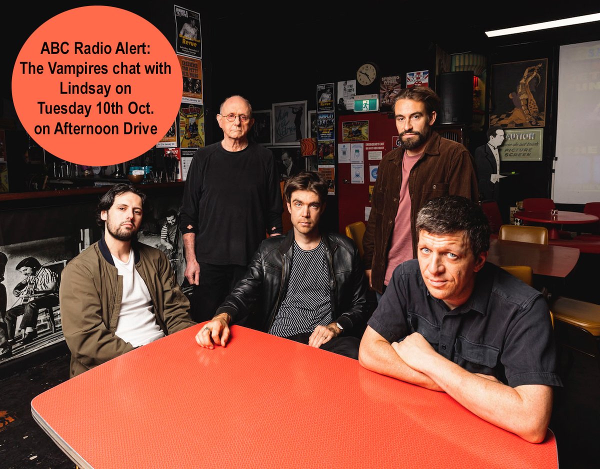 Tune in to ABC Illawarra (Tues. 10 Oct - afternoon drive) <a href="/doctormcdougall/">Lindsay McDowens</a> chats with <a href="/thevampires_mus/">The Vampires</a> about their <a href="/ARIA_Official/">ARIA</a> nomination for #bestjazzalbum 'The Nightjar'. Audiences can catch The Vampires at the Music Lounge 20 Oct. merrigong.com.au/shows/the-vamp…