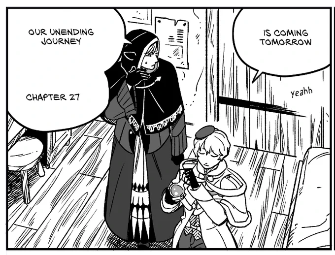 surprise announcement at the end of the chapter btw 