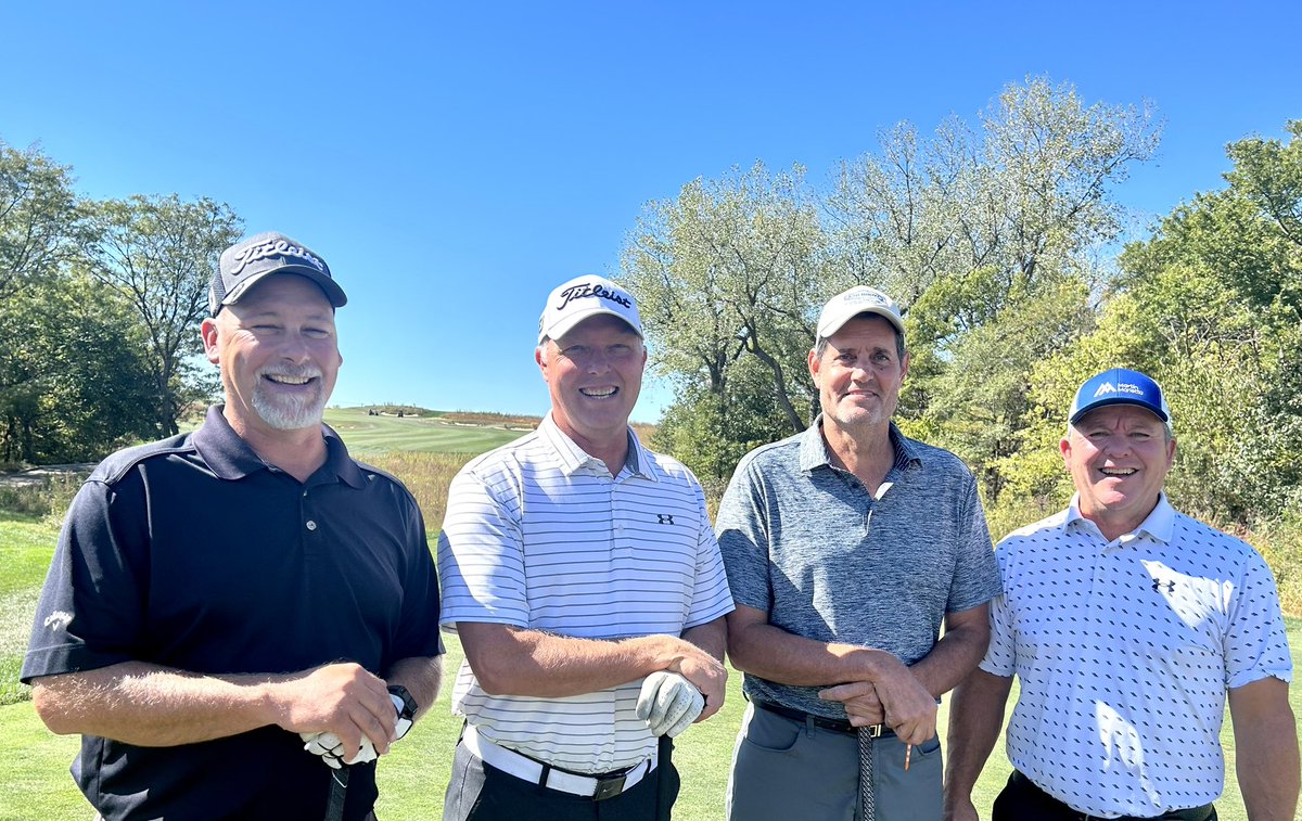 Great fall day to get a lesson from these boys <a href="/firekeepergolf/">Firekeeper Golf</a>