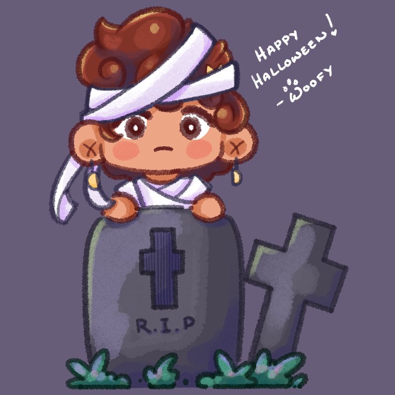 ohproperdarling's tweet photo. Thank you so much for the supah cute Halloween art Woofy πβοΈπ§‘ grateful I can be nicely wrapped by you~ πͺ¦β¨ #darillust https://t.co/ZRrFezqBsC