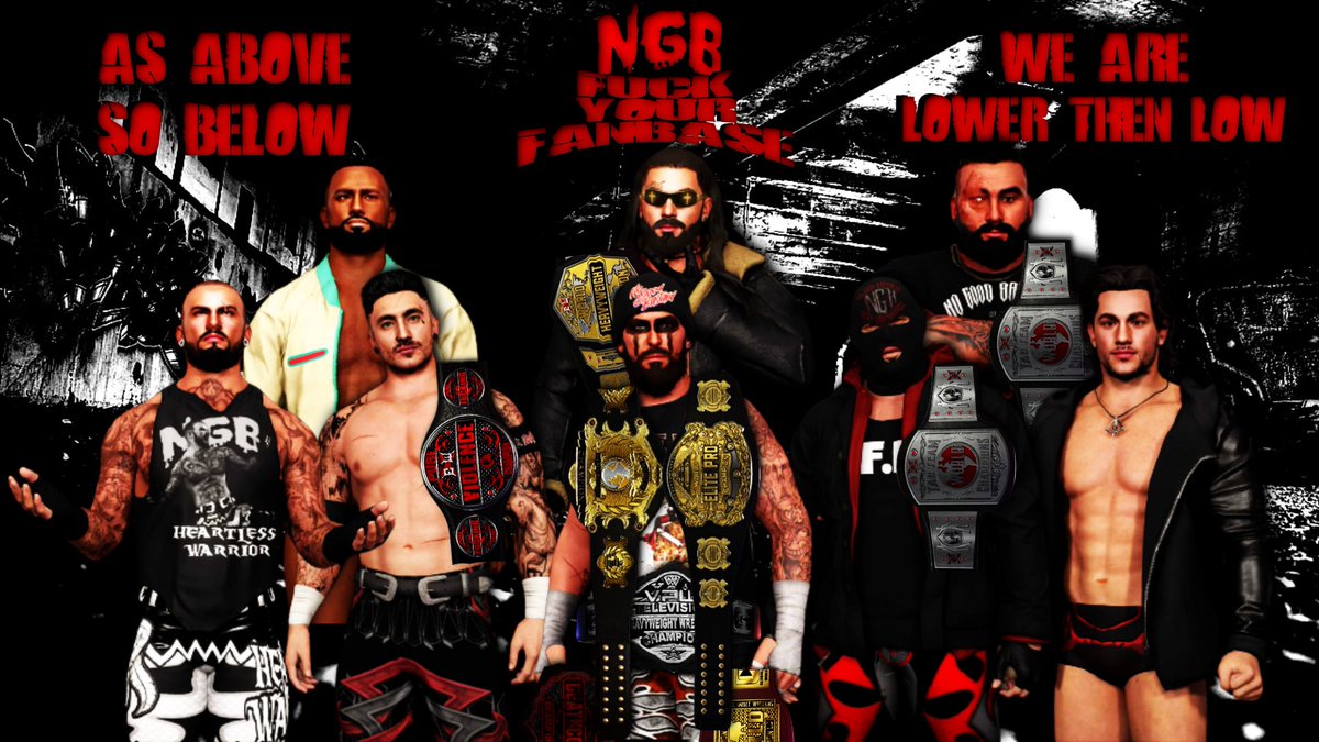 𝕬𝖘 𝕬𝖇𝖔𝖛𝖊, 𝕾𝖔 𝕭𝖊𝖑𝖔𝖜, 𝖂𝖊 𝕬𝖗𝖊 𝕷𝖔𝖜𝖊𝖗 𝖙𝖍𝖊𝖓 𝕷𝖔𝖜
Fuck them other Kliqs, fuck what you think of us, and fuck your fanbase!