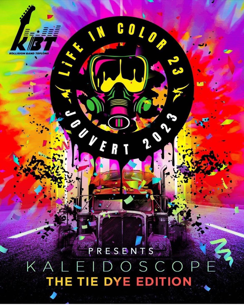 Kollision Band Teflons present: 

KALEIDOSCOPE - The Tye Dye Edition

🔴🟠🟣🔵🟢⚪️

🗓️ 26 December, 2023
