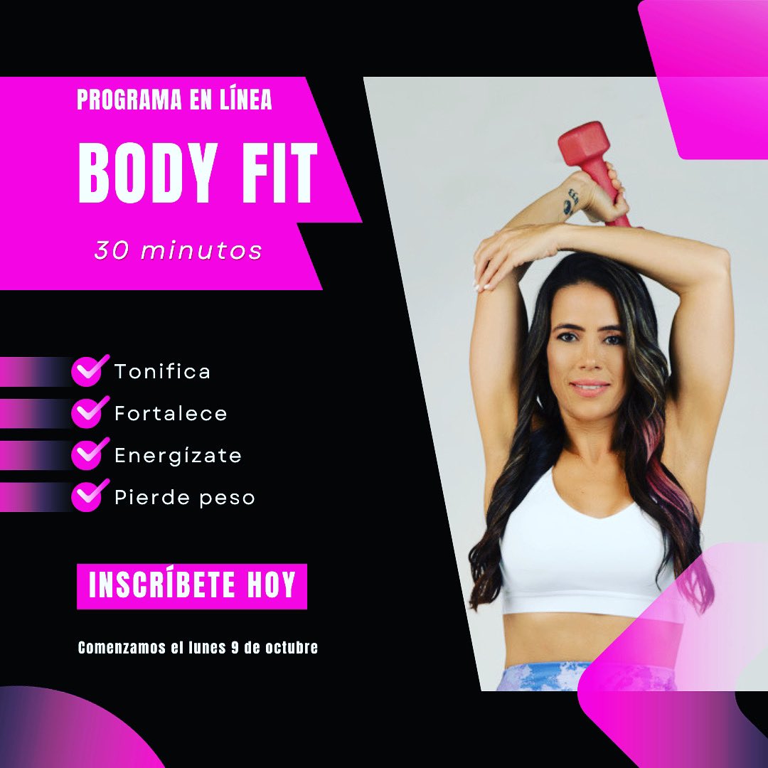 LiraymaTorres's tweet photo. Nuevo programa de entrenamiento en línea! Inscríbete hoy💃🏽💪🏽 https://t.co/jY4C3Sw1NG