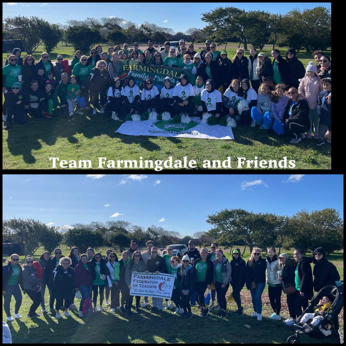 Daler_JVCheer's tweet photo. Farmingdale High School JV Cheerleaders walked with Team Farmingdale Family and Friends at the annual ⁦@AutismSpeaksLI⁩ event at Jones Beach. ⁦@farmingdalepta1⁩ ⁦⁦@TU4Community⁩ ⁦@NYSPHSAA⁩ https://t.co/EdUokgX5Xd