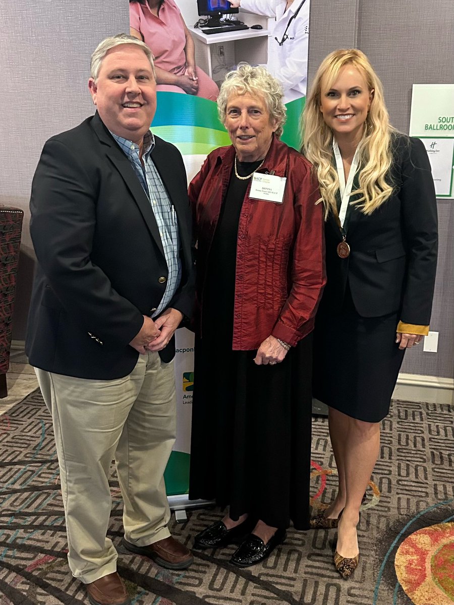 Thank you <a href="/AcpKansas/">Kansas ACP</a> for the honor of being named Kansas Laureate. Pictured here with two greats:  last years winner, Dr. Scott Smiley and the ever amazing Dr. Donna Sweet <a href="/DonnaESweet1/">Donna E Sweet</a>