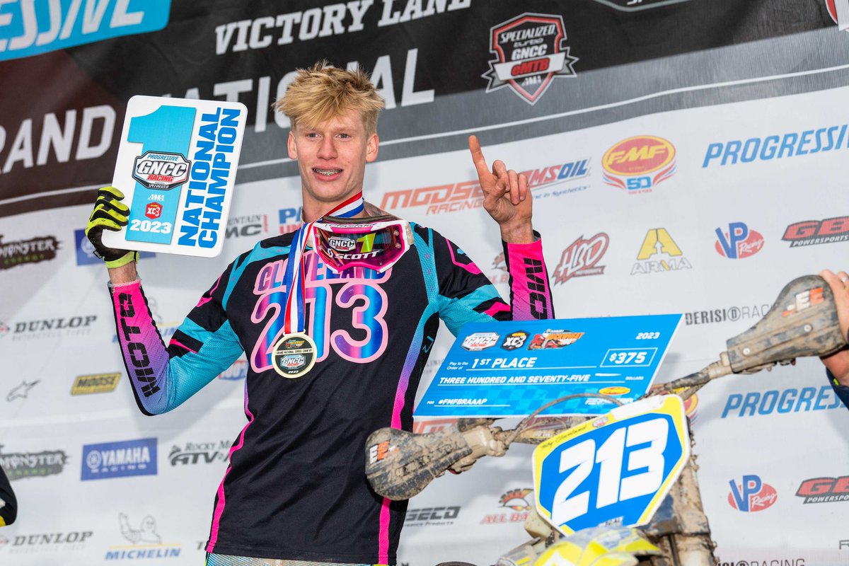 Craig DeLong takes home the Kanati Tires Buckwheat 100 victory and the overall points lead heading into the season finale‼️ #GNCC #GNCCRacing

XC1 Overall 
🥇 Craig DeLong
🥈 Ricky Russell
🥉 Josh Strang