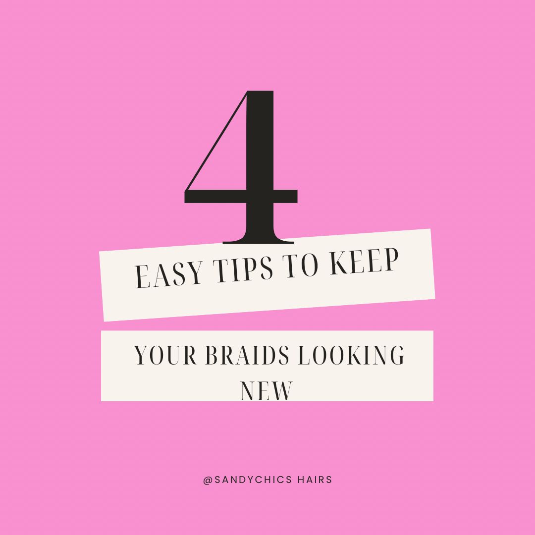 sandychicshairs's tweet image. How do you make your braids last long and look new even after weeks ? 

#braidtips