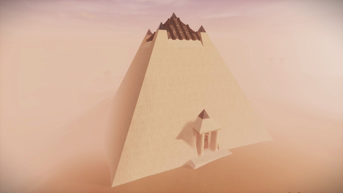 blinkblinkgames's tweet image. Pyramid Purge Base--fully operational &amp;amp; handling lvl X purge! 

Treasure room in back, single entrance in front--those Stygian fools run our maze of doom, pelted by archers, bombarded by siege cauldrons, trying to break each door &quot;lock&quot;

#AgeofWar #FuncomCreators @ConanExiles