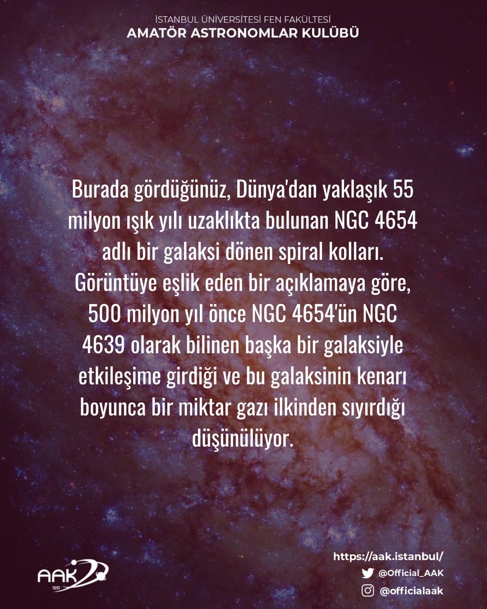 Official_AAK's tweet photo. #astronomi #astronomy #hubble #galaksi #aak

@iufen @TurkAstroDer https://t.co/jtjUjNEIKc