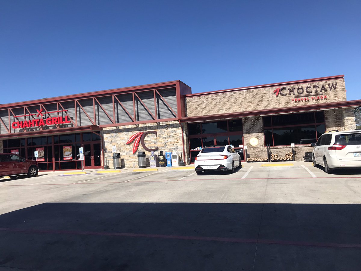 The Choctaw keep their roads smooth and have a wonderful travel plaza.