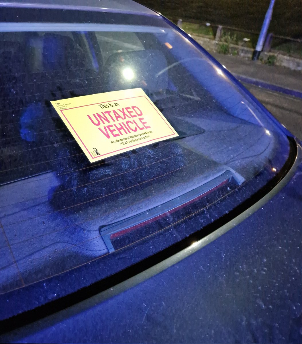 NSRAPT's tweet photo. This vehicle was stopped in #Ipswich tonight which was found to be untaxed and incorrectly registered. Whilst trying to locate the chassis number under the bonnet, the battery was found to be secured by a pair of sliders!! #Seized #PC179 #PS1852 https://t.co/DjNPW5RDQI