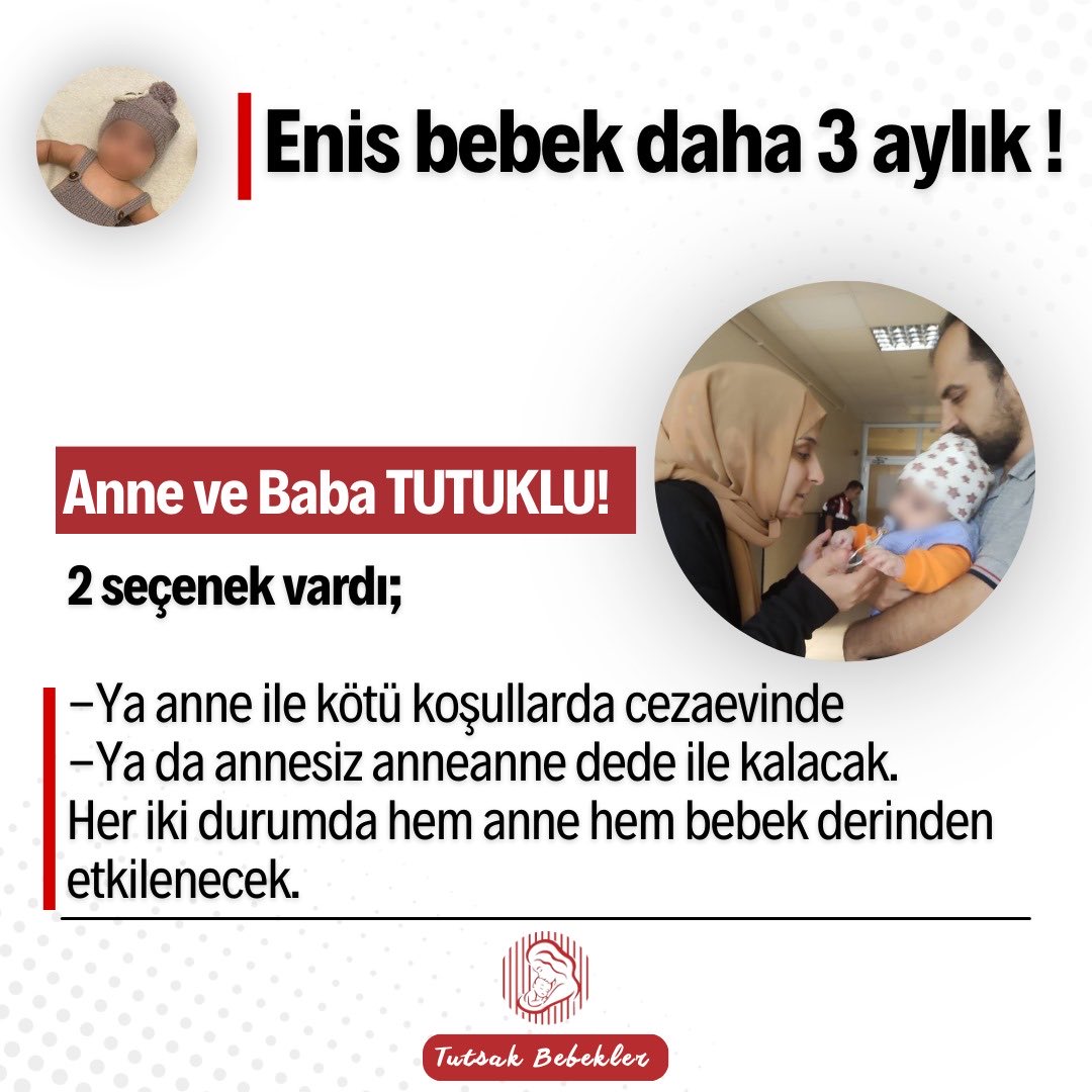 sema75ee's tweet photo. Dosyaları Yargıtay'da olan Zarif-Sümeyye Tercanlıoğlu çifti, dün akşam Edirne'de cezaevine konuldu.Üç aylık bebekleri teyzeye teslim edildi.Bebeğin anneye ihtiyacı var.

@dmtevgar
@yaseminhadivent
@MBekaroglu

ÜçAylıkBebek AnnesizKalmasın https://t.co/cUEvMyHEuF