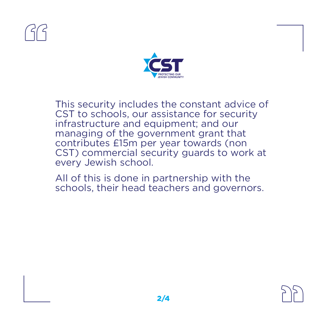 CST_UK's tweet photo. Jewish Schools. 

An update from CST. https://t.co/0X4OtStO4C