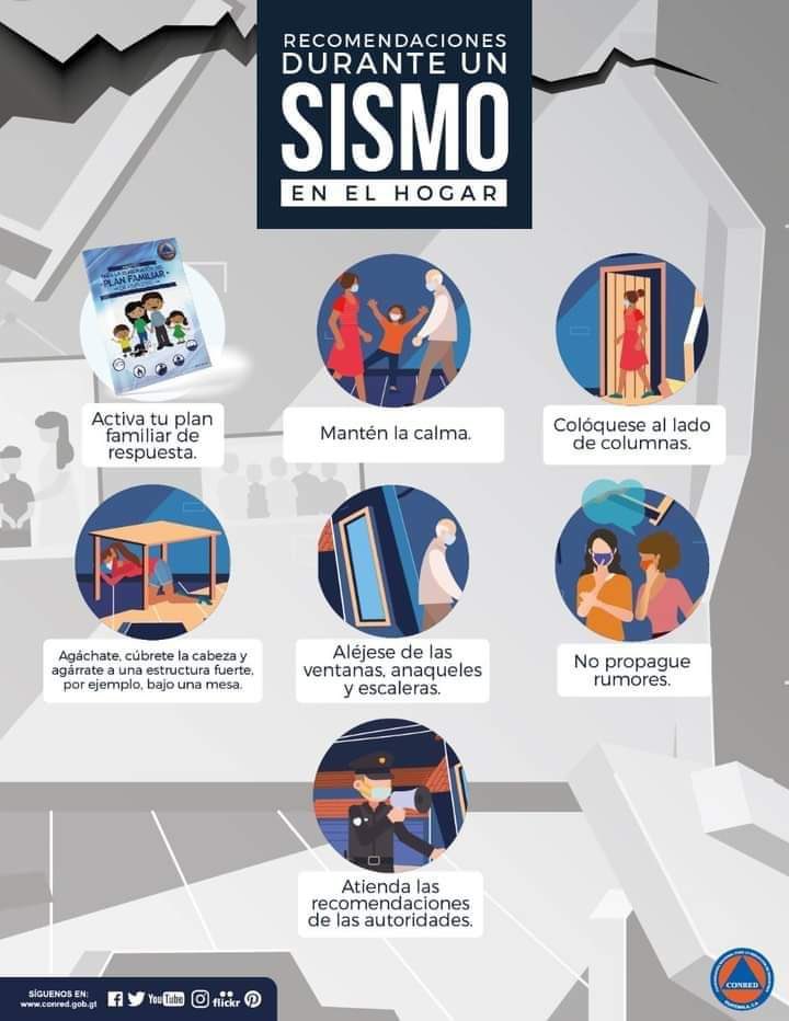 PrevenirParaVivir Durante un sismo, es importante atender las siguientes recomendaciones.  #IXLegislatura #bloquevamos