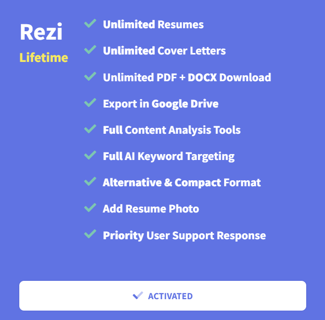 If you need help crafting a resume, updating or tweaking your resume - rezi. ai is currently running a Lifetime FREE access code! 

Code: hirednow

It inlcudes job matching, resume and cover letter targetting and more!