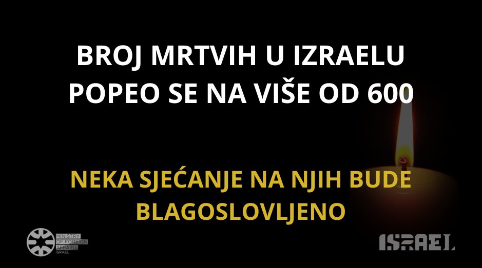 IsraelinCroatia's tweet photo. U ovim teškim trenucima oplakujemo svaku žrtvu. 

Neka sjećanje na njih bude blagoslovljeno.🕯️ https://t.co/QojaBu8GfD