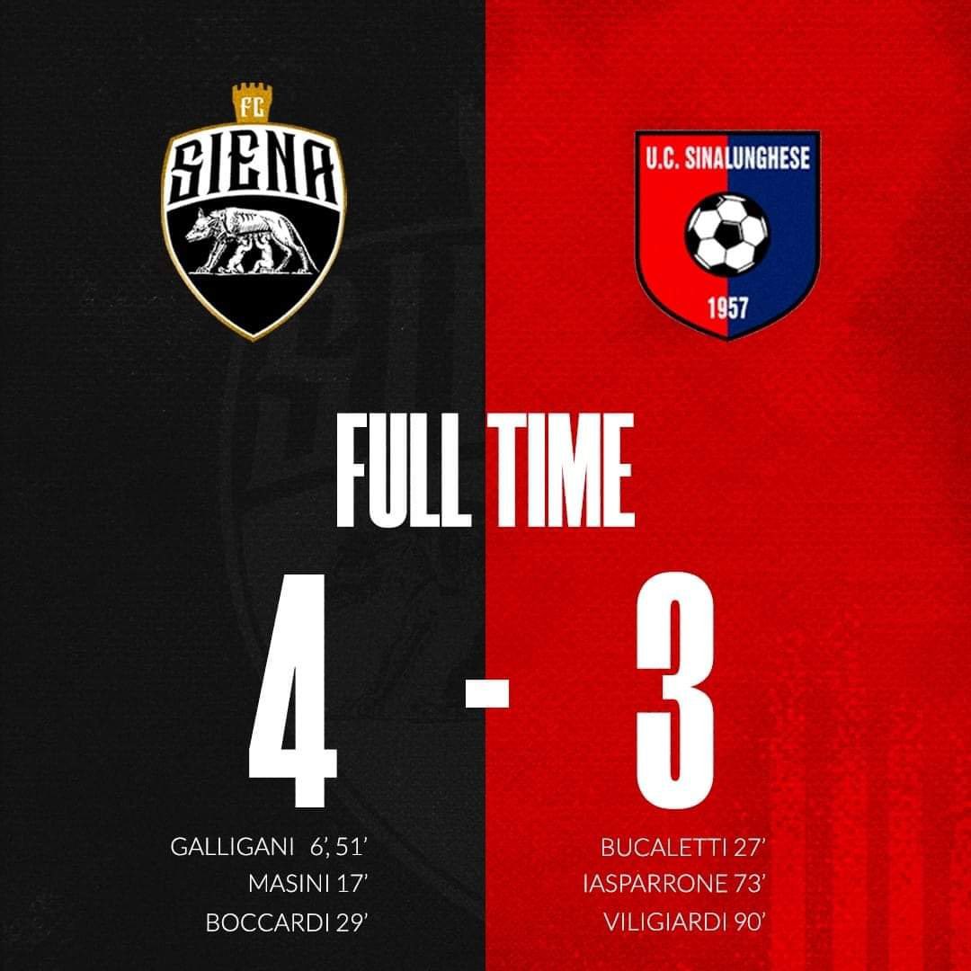 Tribuneklanten's tweet photo. 🇮🇹 Siena FC won ook haar 4e wedstrijd. #SienaFC #ForzaRobur #Siena https://t.co/VgutdjxFOw