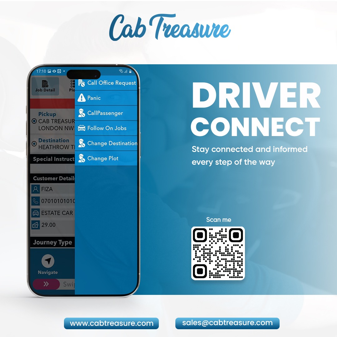 CabTreasure_'s tweet image. 🚖 Elevate Your Taxi Business with Driver Connect! 🚀

✅ Automated driver allocation
✅ Real-time driver updates
✅ Optimize dispatch operations

Take your taxi service to new heights with Driver Connect. Learn how it can transform your business today! 📈 #DriverConnect