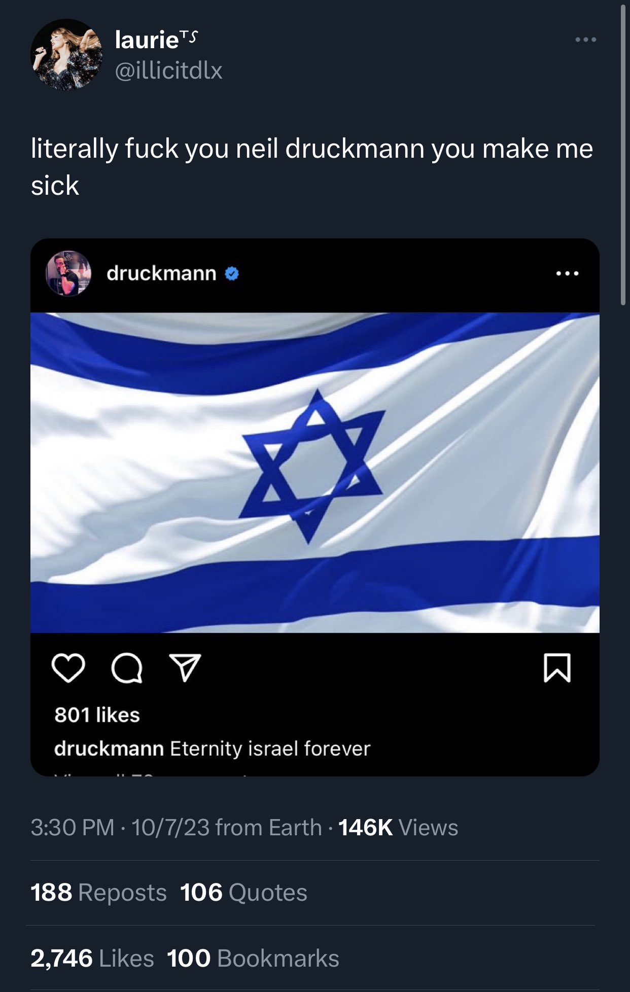 Narwitz on X: Neil Druckmann, an Israeli, is facing backlash on Twitter  and Instagram for supporting his country after the events of this weekend.   / X