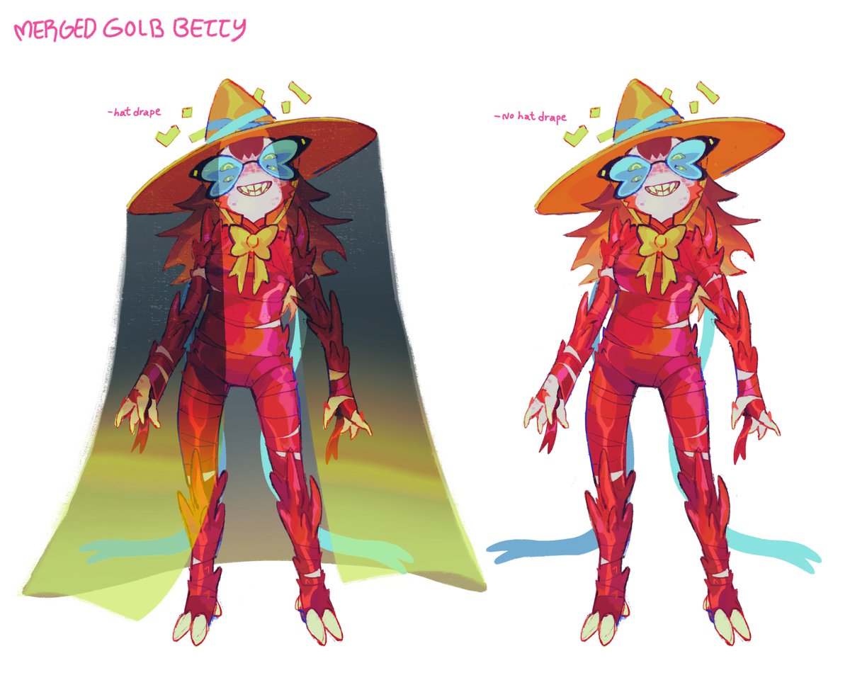 「merged golb betty design idea ! this is 」|⌛️Time/Caleb/Clover⌛️のイラスト