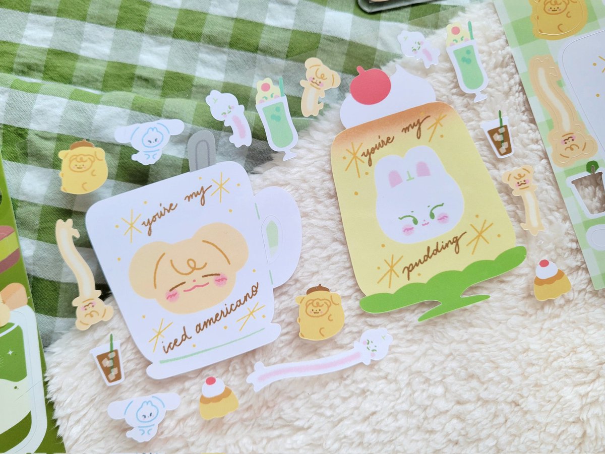 CafeRachaEvents's tweet photo. Less than a week away from the event!! Here's the reveal of our sticker sheets :)

Available in all our tiers!

1 random sticker sheet will be included in your goodie bag, free with each drink purchase!

Donation form is in our bio 💖 https://t.co/cbxqWshU6u