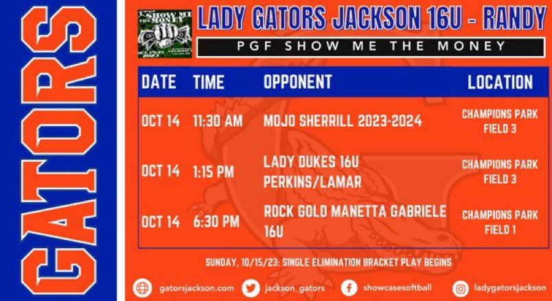 SheaTowns18's tweet photo. @jackson_gators will be together again 🫶🏼on the fields @PGFnetwork #showmethe$ can’t wait to compete! @ExtraInningSB @LegacyLegendsS1 @SoFlaFastpitch @TopPreps @SBRRetweets @flpgfmedia https://t.co/fFOdBZmymT