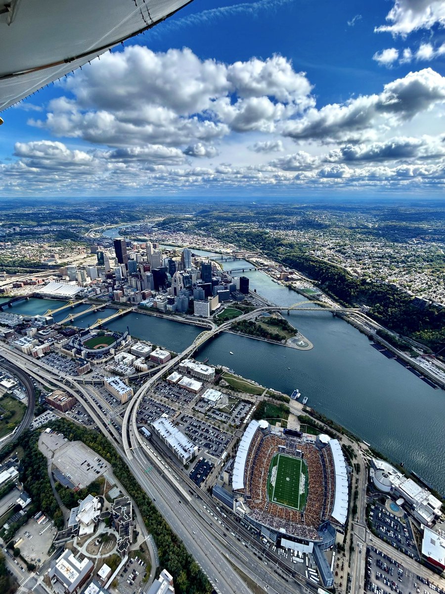 Real pretty in the Steel City today