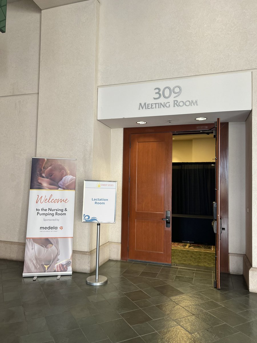 I am so proud of @accpchest supporting all you badass, hard working, butt-kicking, baby-feeding breastfeeding mamas here learning with us at #CHEST2023 Find lactation space at room 309!