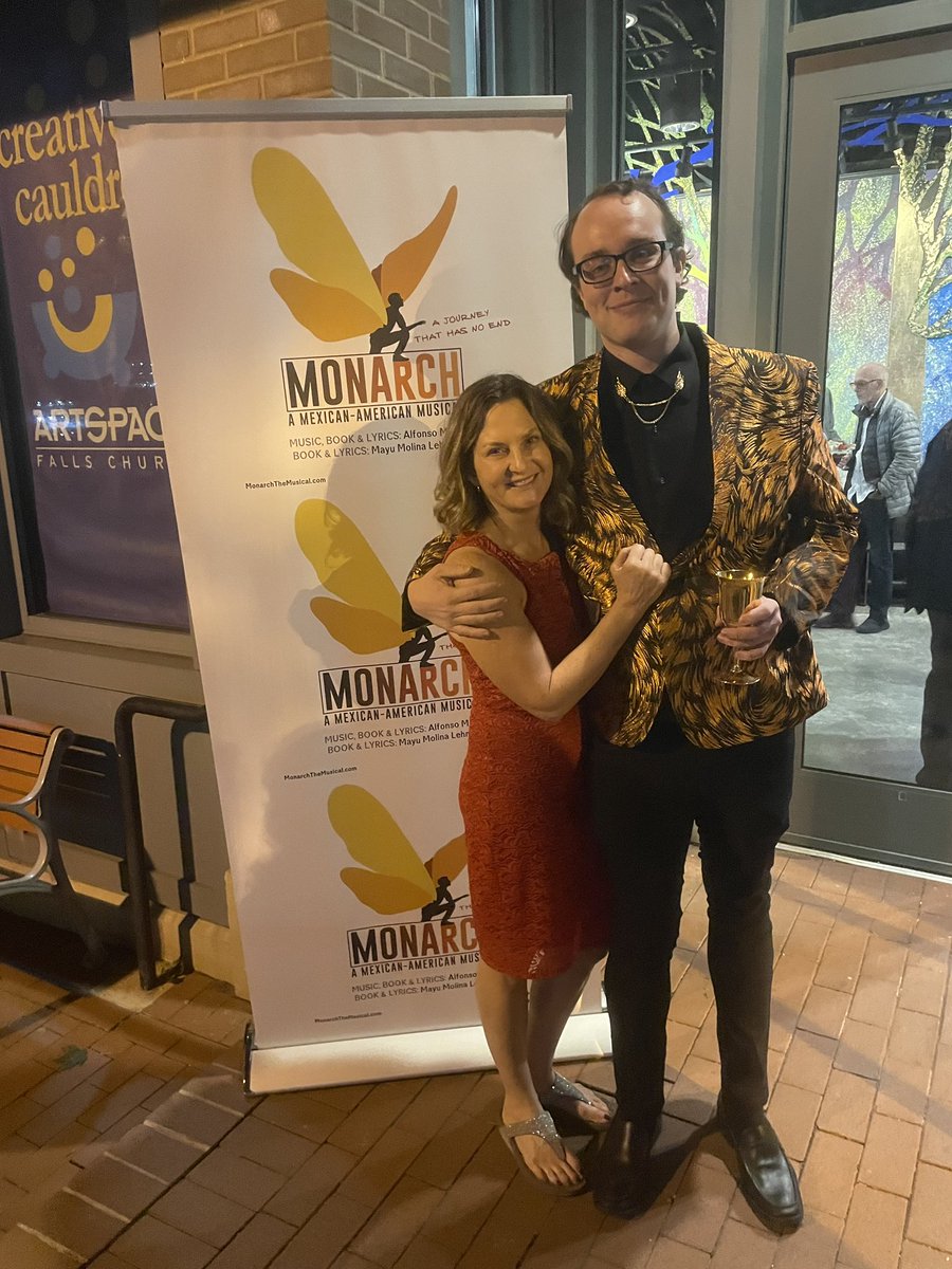 harkinsmeade's tweet photo. Having fun at Opening Night of Monarch, A Mexican American musical. Go see this amazing show! @nikkus15 https://t.co/R4bwrdDjnc