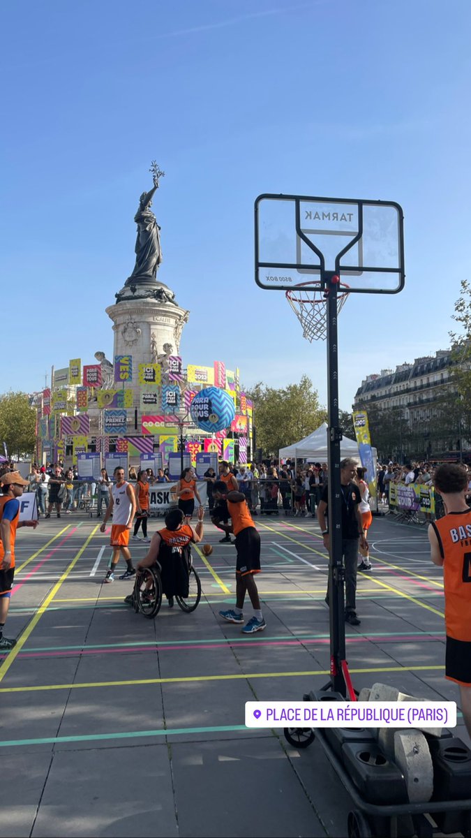 Très belle journée Paralympique aujourd’hui Place de la République.
Un public nombreux réunit afin de découvrir, essayer et s’amuser autour des nombreux terrains installés pour l’occasion.

#ParalympicDay 
#Paris2024 
#TeamDeloitte
#purpose